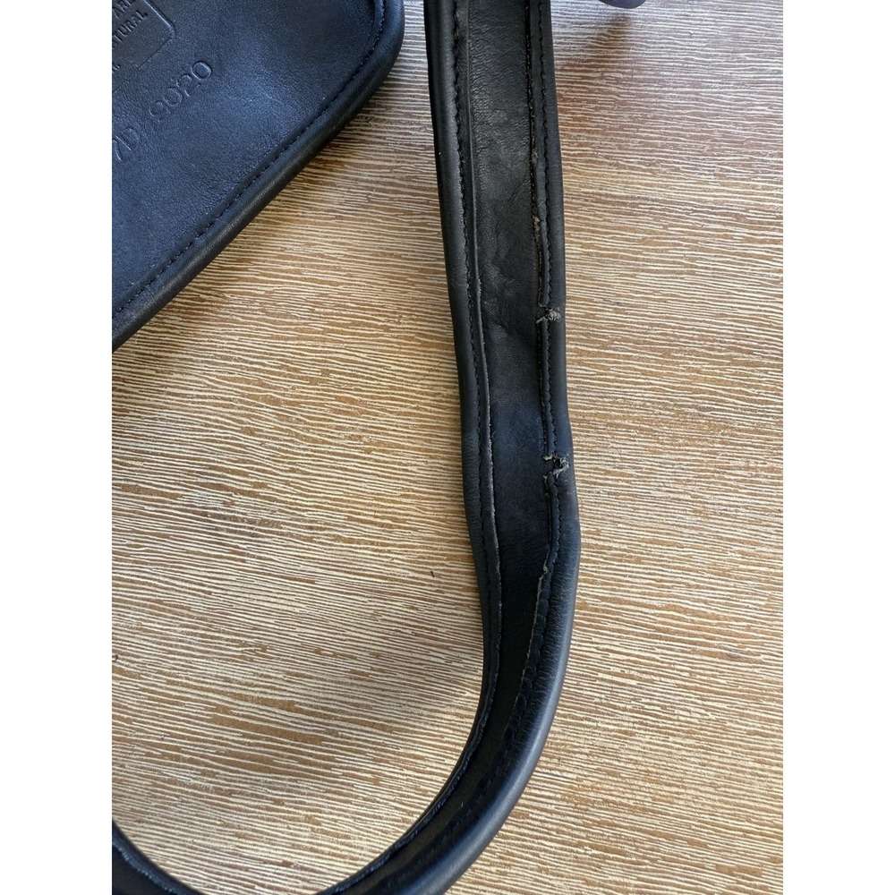 Coach 9020 vintage black leather mini ergo bag‎ USA VTG Y2K Classic - Picture 8 of 12
